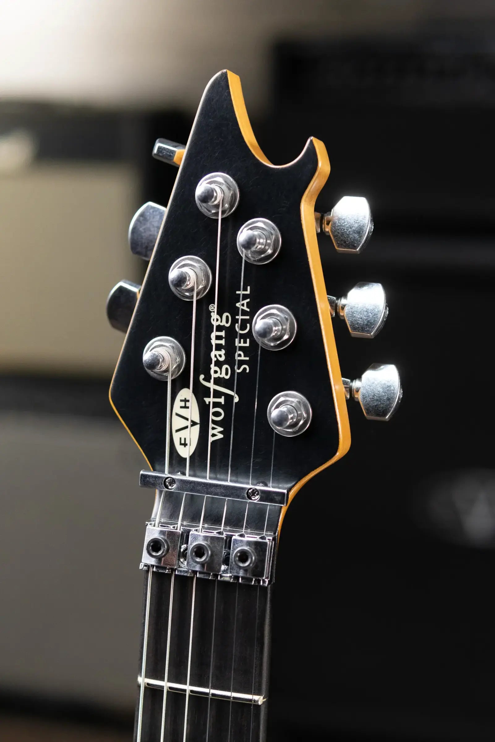 EVH Limited Edition Wolfgang Special Striped Series Electric Guitar - Aged Red, Black & White with Gig Bag
