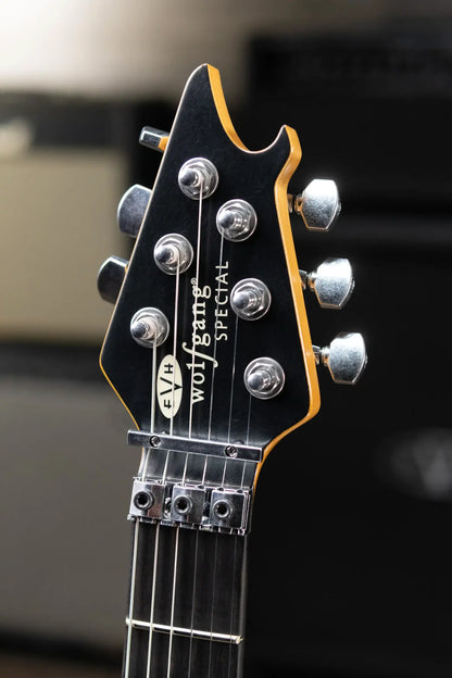 EVH Limited Edition Wolfgang Special Striped Series Electric Guitar - Aged Red, Black & White with Gig Bag