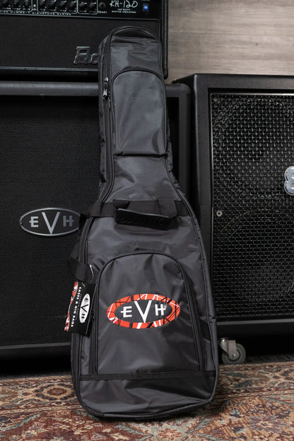 EVH Limited Edition Wolfgang Special Striped Series Electric Guitar - Aged Red, Black & White with Gig Bag