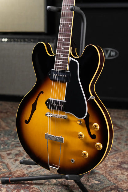 Gibson Custom Shop '59 ES-330 TD Reissue VOS Hollow Body Electric Guitar - Vintage Burst with Hardshell Case