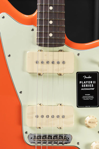 Fender Player II Jazzmaster Electric Guitar - Rallye Orange