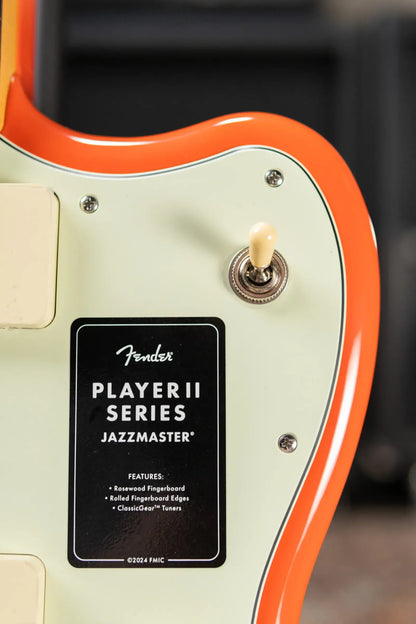 Fender Player II Jazzmaster Electric Guitar - Rallye Orange