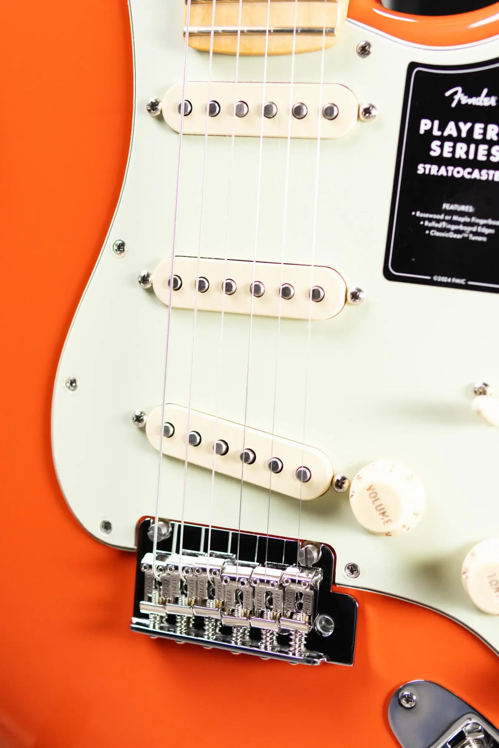 Fender Player II Stratocaster Electric Guitar - Rallye Orange