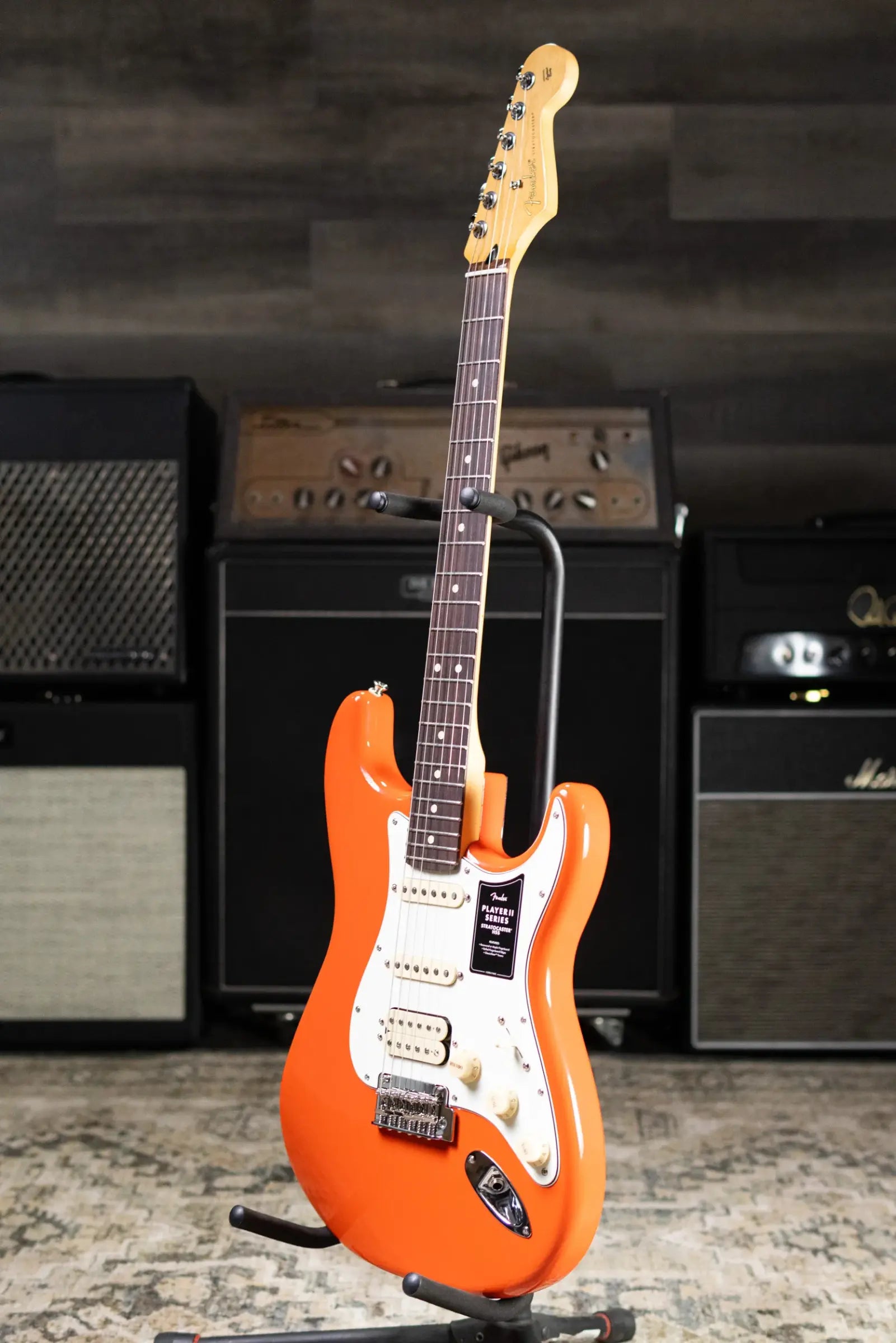 Fender Player II Stratocaster HSS Electric Guitar - Rallye Orange