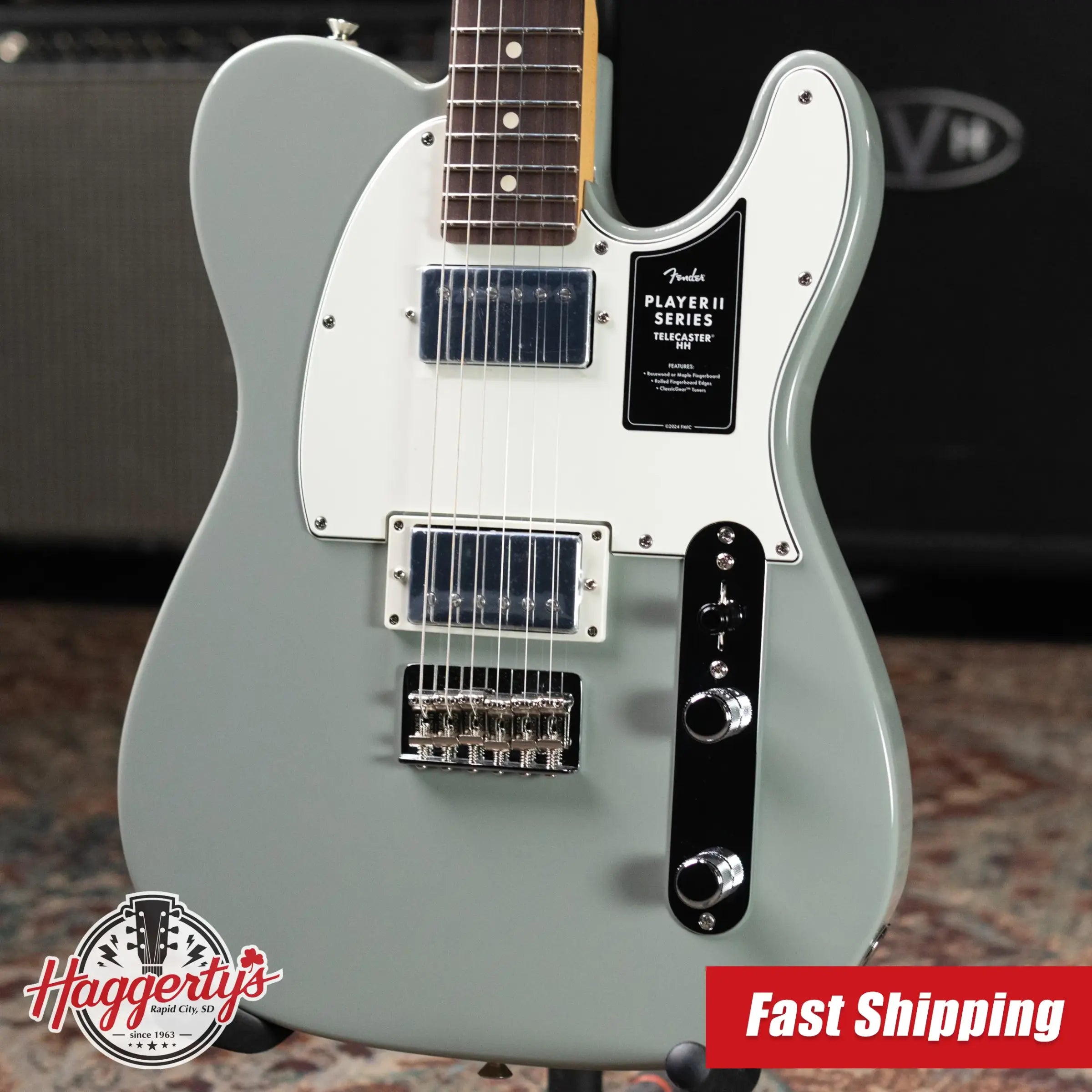 Fender Player II Telecaster HH Electric Guitar - Cactus Gray
