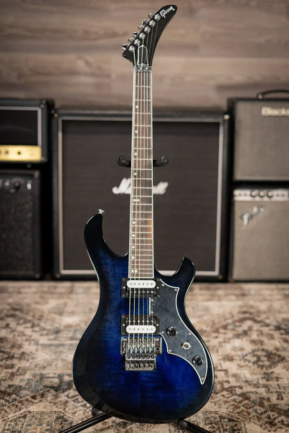 Gibson Victory Floyd Rose Electric Guitar - Deep Ocean Burst with Hardshell Case
