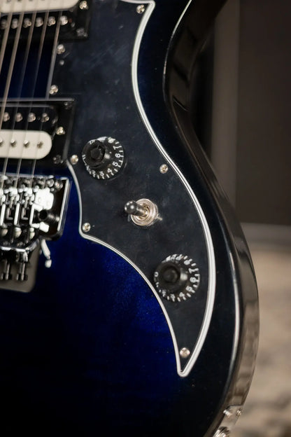 Gibson Victory Floyd Rose Electric Guitar - Deep Ocean Burst with Hardshell Case