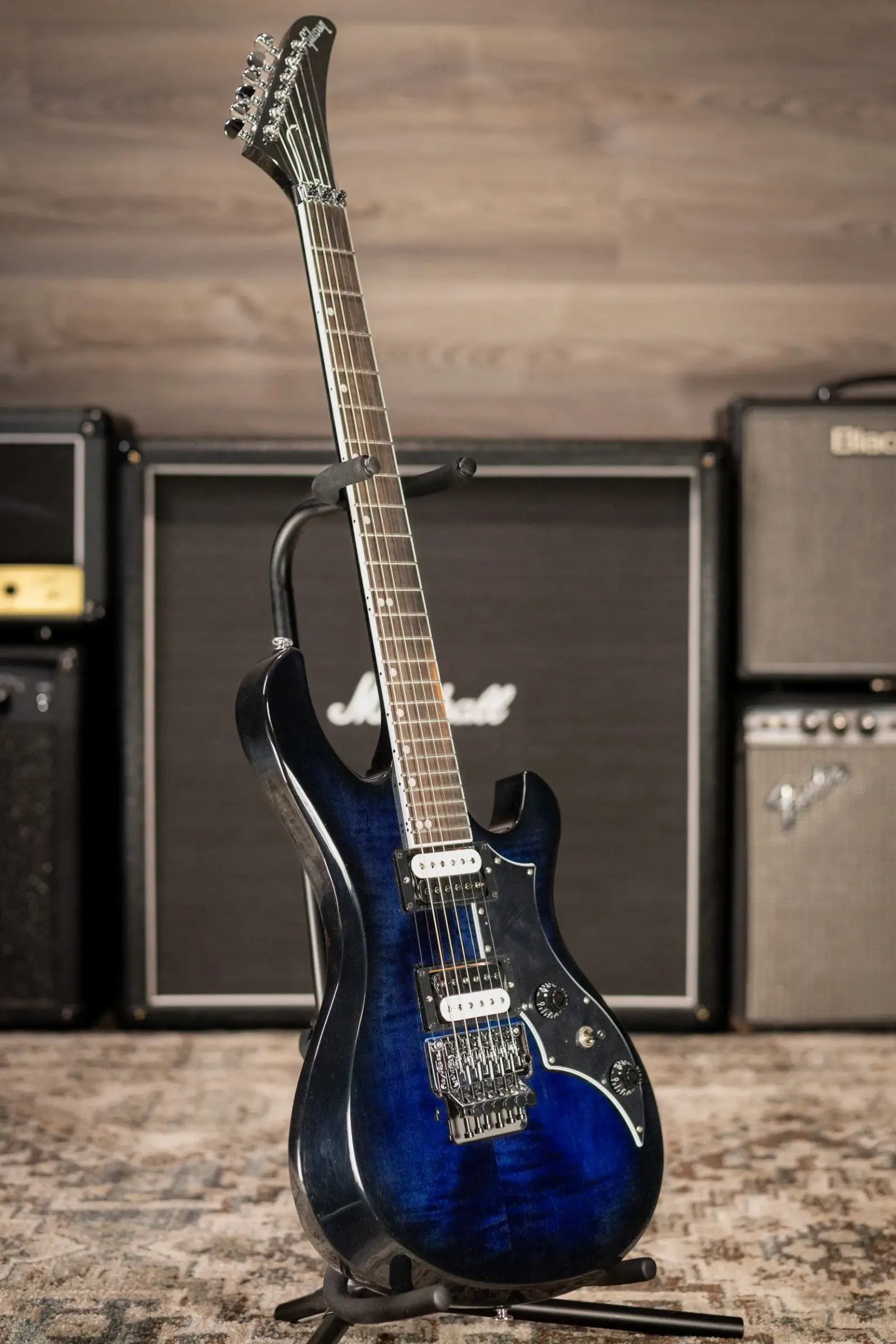 Gibson Victory Floyd Rose Electric Guitar - Deep Ocean Burst with Hardshell Case