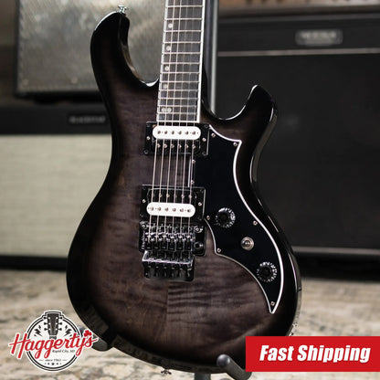 Gibson Victory Floyd Rose Electric Guitar - Translucent Ebony Burst with Hardshell Case