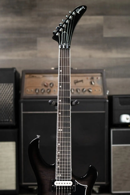 Gibson Victory Floyd Rose Electric Guitar - Translucent Ebony Burst with Hardshell Case