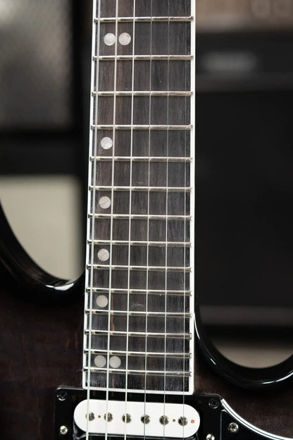 Gibson Victory Floyd Rose Electric Guitar - Translucent Ebony Burst with Hardshell Case