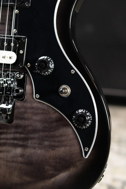 Gibson Victory Floyd Rose Electric Guitar - Translucent Ebony Burst with Hardshell Case