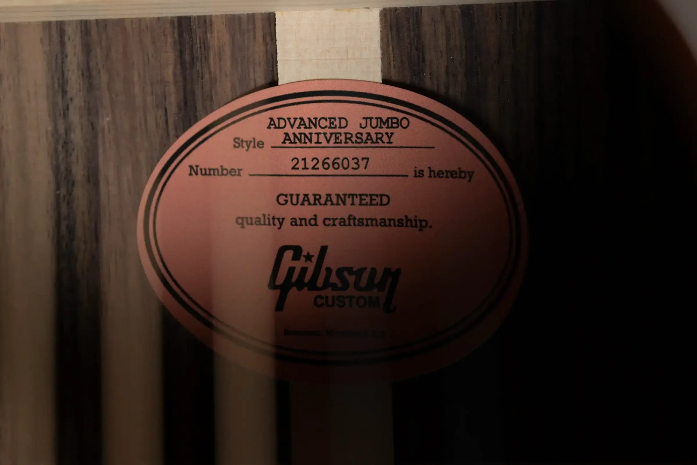 Gibson Advanced Jumbo Anniversary Limited Edition Acoustic/Electric Guitar - Cremona Burst with Hardshell Case