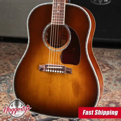 Gibson J-45 Anniversary Limited Edition Acoustic/Electric Guitar - Cremona Burst with Hardshell Case
