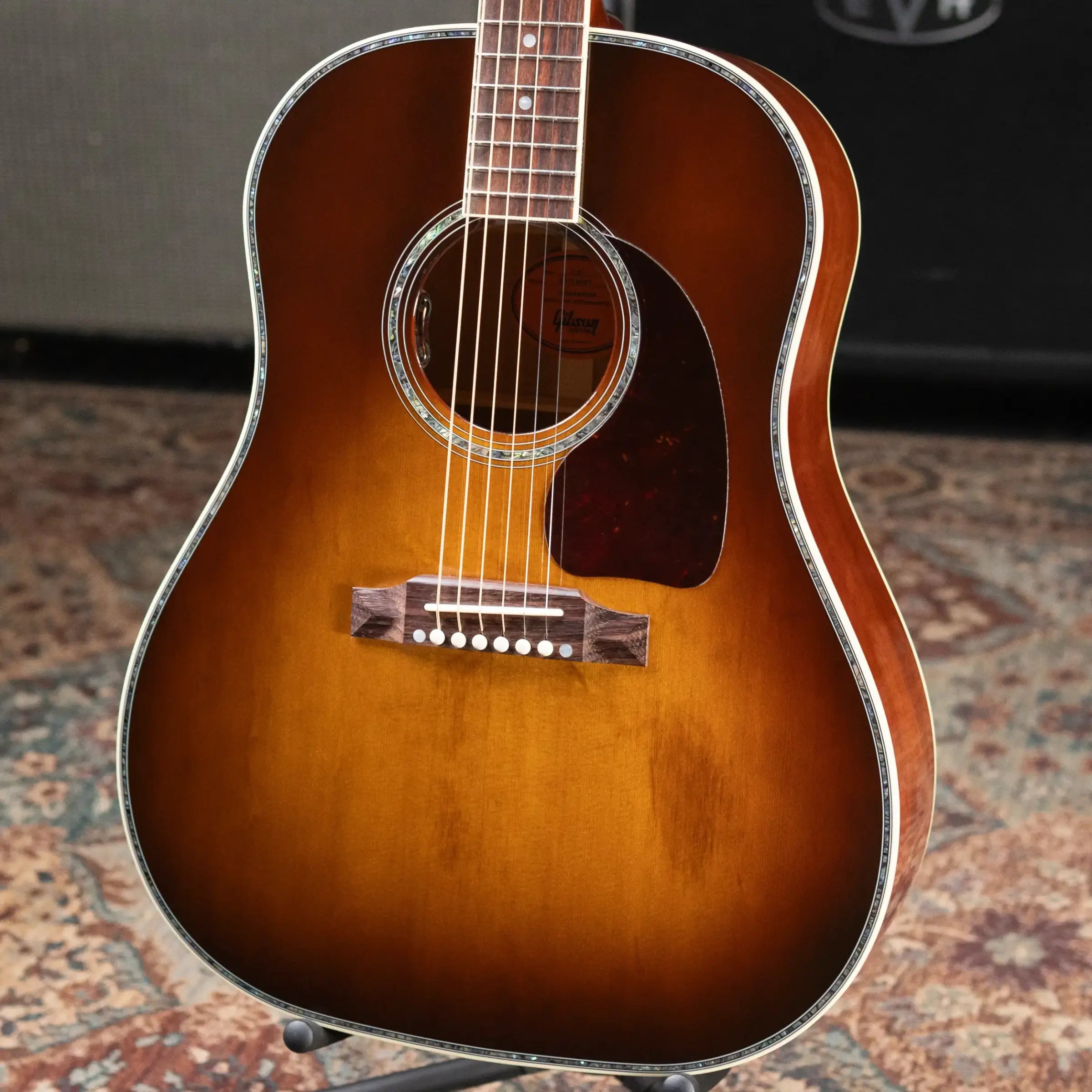 Gibson J-45 Anniversary Limited Edition Acoustic/Electric Guitar - Cremona Burst with Hardshell Case