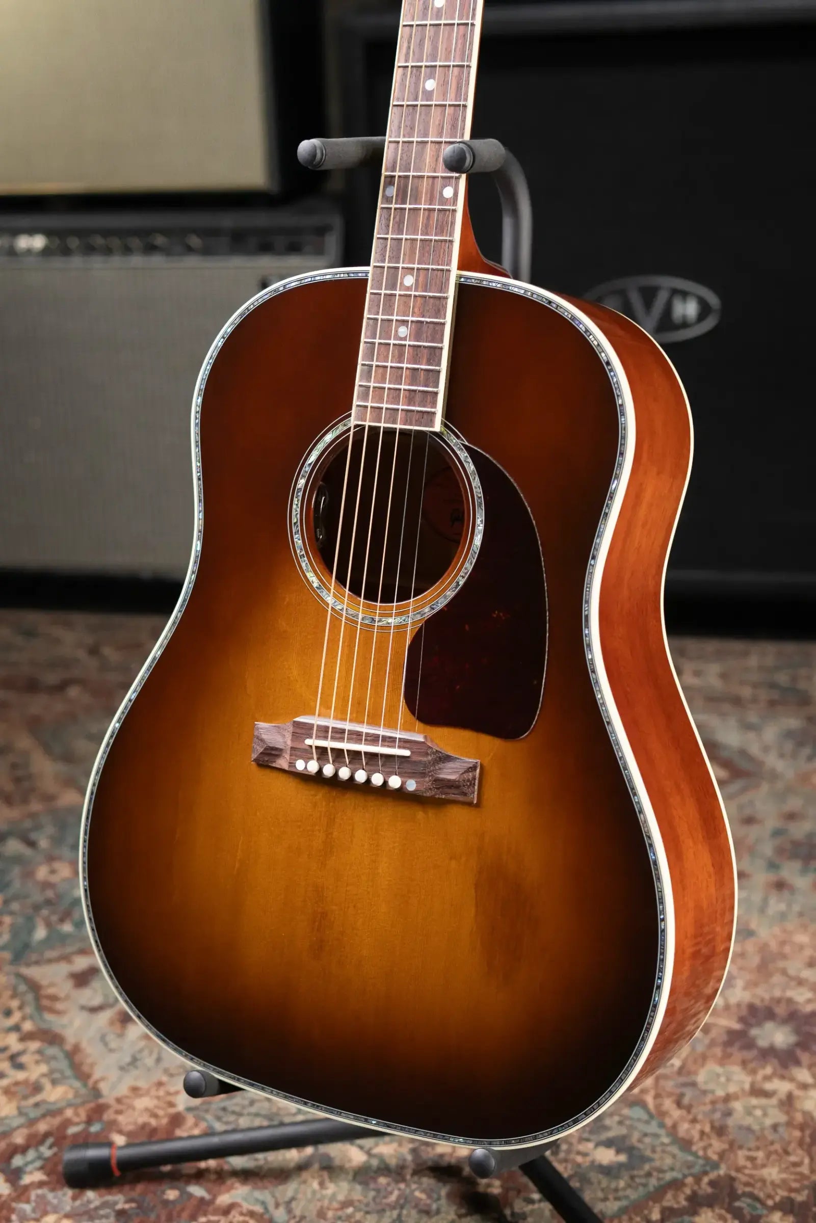 Gibson J-45 Anniversary Limited Edition Acoustic/Electric Guitar - Cremona Burst with Hardshell Case