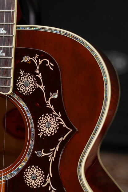 Gibson SJ-200 Anniversary Limited Edition Acoustic/Electric Guitar - Cremona Burst with Hardshell Case