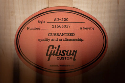 Gibson SJ-200 Anniversary Limited Edition Acoustic/Electric Guitar - Cremona Burst with Hardshell Case