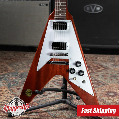 Gibson Custom Shop 1971 Flying V Medallion Reissue Electric Guitar - Medallion Cherry with Hardshell Case