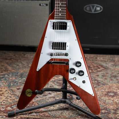 Gibson Custom Shop 1971 Flying V Medallion Reissue Electric Guitar - Medallion Cherry with Hardshell Case