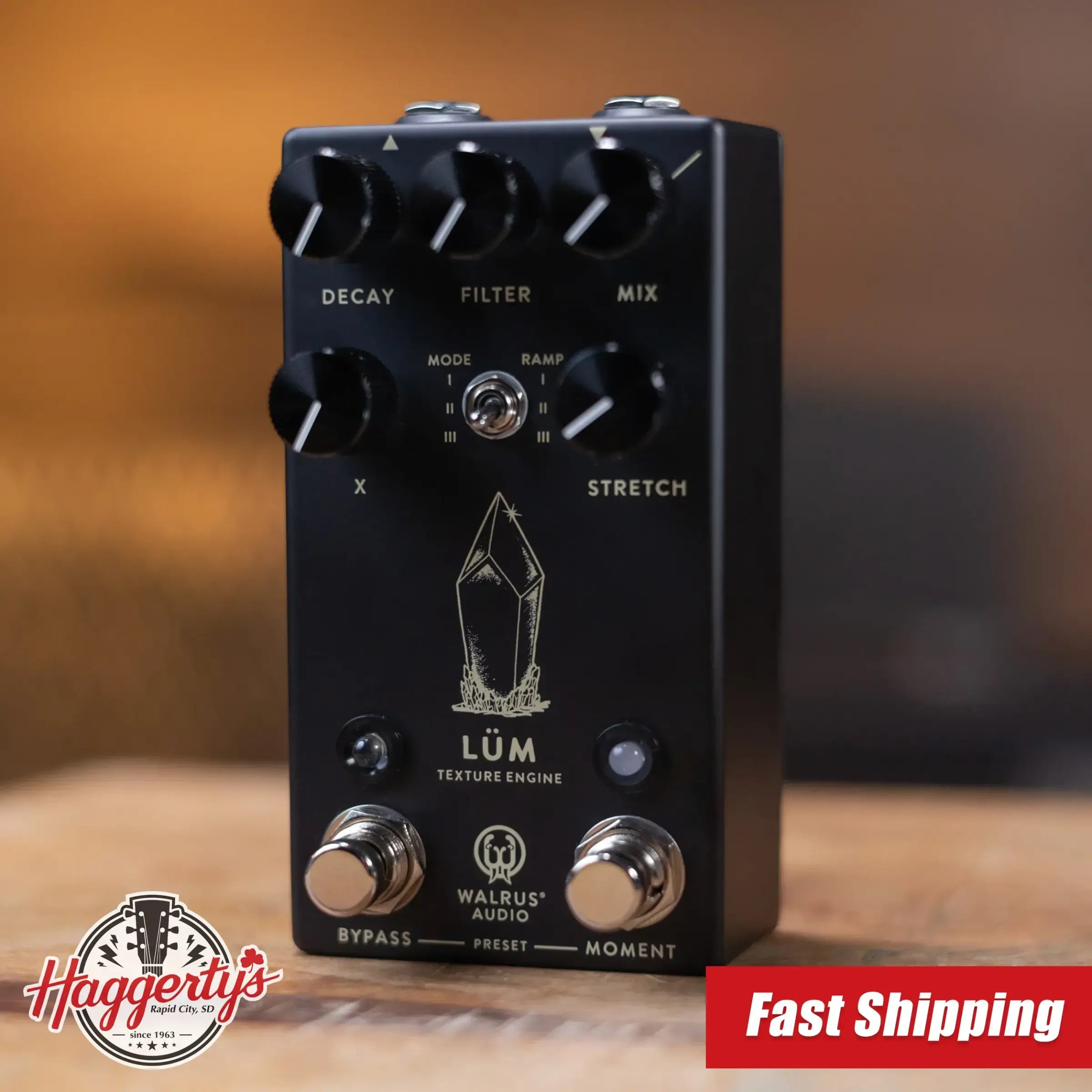 Walrus Audio Lum Texture Engine Pedal - Black