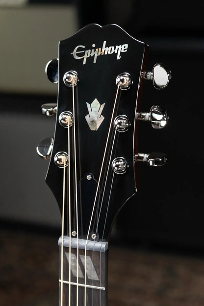 Epiphone Eric Church Signature Hummingbird Dark Studio Acoustic/Electric Guitar - Cobra Burst with Hardshell Case