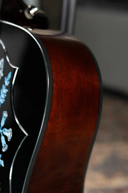 Epiphone Eric Church Signature Hummingbird Dark Studio Acoustic/Electric Guitar - Cobra Burst with Hardshell Case