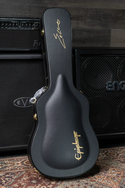Epiphone Eric Church Signature Hummingbird Dark Studio Acoustic/Electric Guitar - Cobra Burst with Hardshell Case