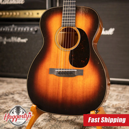 Martin 00-18 Joe Bonamassa Signature Acoustic Guitar - Burst with Hardshell Case