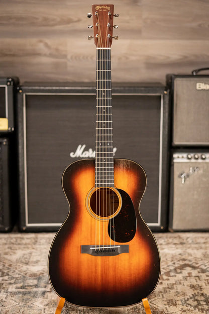 Martin 00-18 Joe Bonamassa Signature Acoustic Guitar - Burst with Hardshell Case