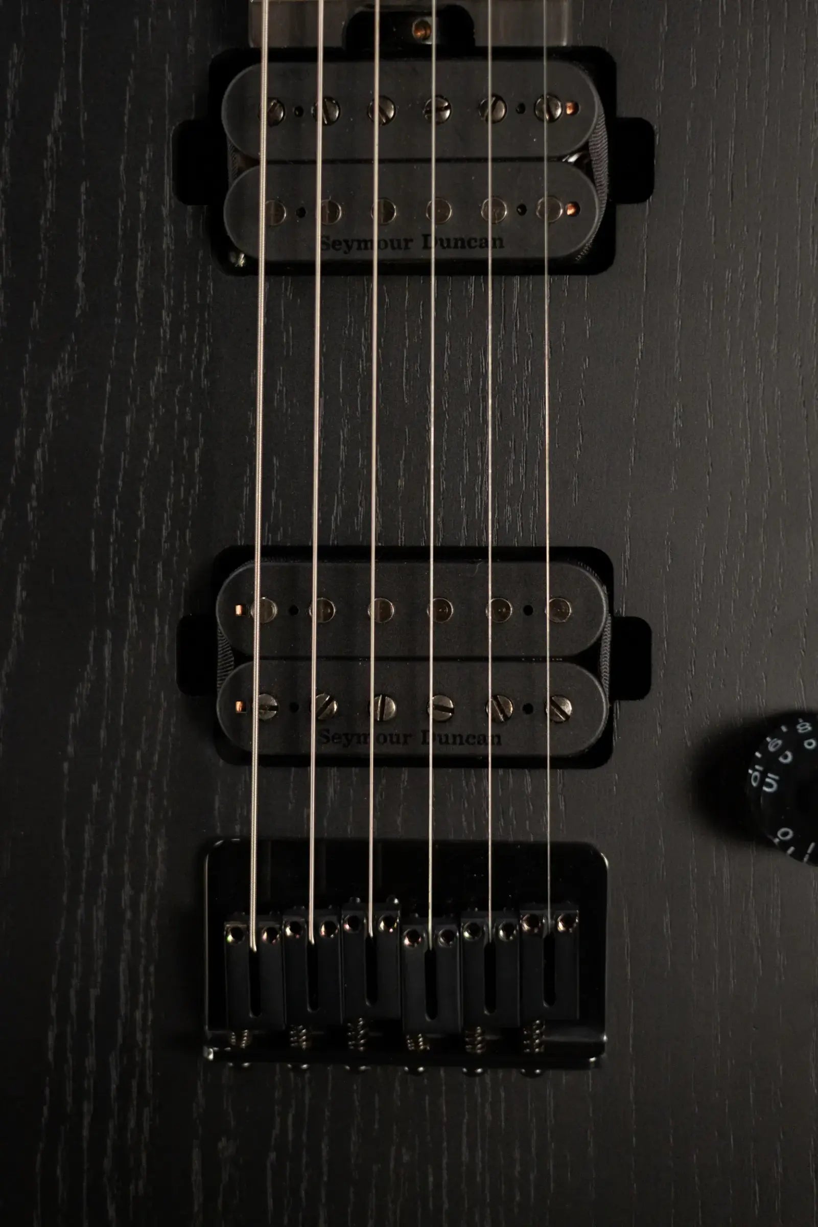 Charvel Pro-Mod Plus Dinky DK24 HH HT EB Ash Electric Guitar - Black Ash with Gig Bag