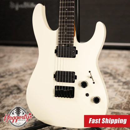 Charvel Pro-Mod Plus Dinky DK24 HH HT EB Electric Guitar - Chreme White with Gig Bag
