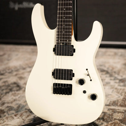 Charvel Pro-Mod Plus Dinky DK24 HH HT EB Electric Guitar - Chreme White with Gig Bag