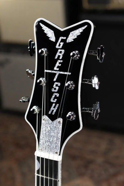 Gretsch G6134T Limited Edition Penguin with String-Thru Bigsby Electric Guitar - Light Blue Pearl with Hardshell Case