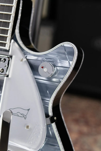 Gretsch G6134T Limited Edition Penguin with String-Thru Bigsby Electric Guitar - Light Blue Pearl with Hardshell Case