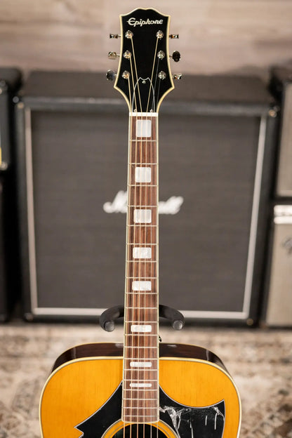 Epiphone Marcus King Signature El Dorado Acoustic/Electric Guitar - Natural with Hardshell Case