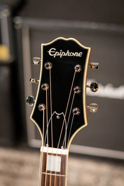 Epiphone Marcus King Signature El Dorado Acoustic/Electric Guitar - Natural with Hardshell Case