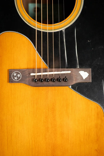 Epiphone Marcus King Signature El Dorado Acoustic/Electric Guitar - Natural with Hardshell Case