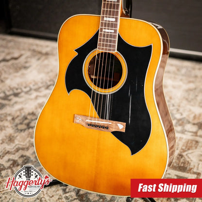 Epiphone Marcus King Signature El Dorado Acoustic/Electric Guitar - Natural with Hardshell Case