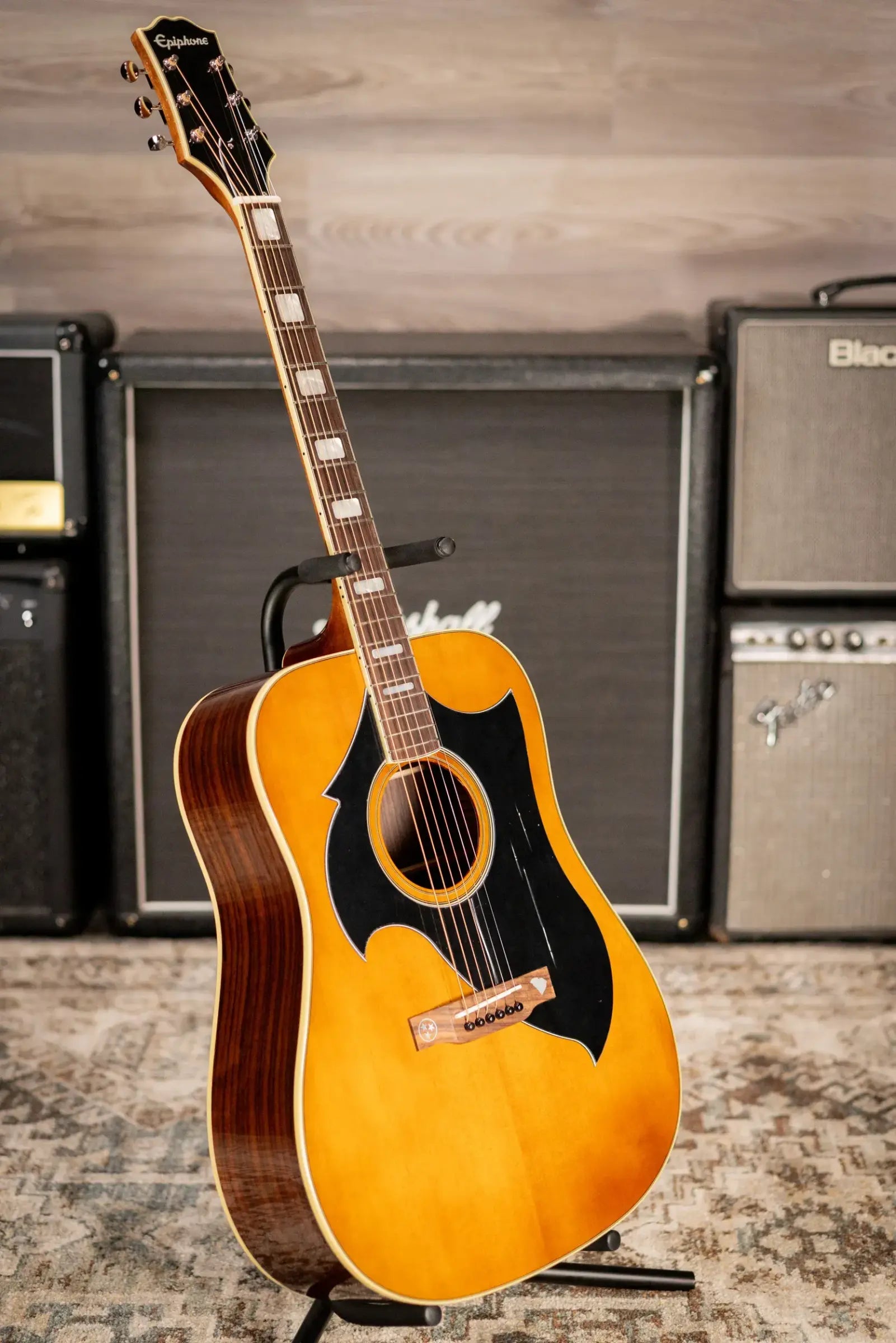 Epiphone Marcus King Signature El Dorado Acoustic/Electric Guitar - Natural with Hardshell Case