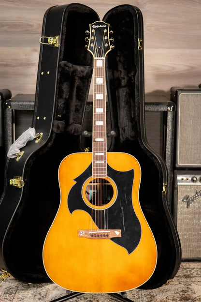 Epiphone Marcus King Signature El Dorado Acoustic/Electric Guitar - Natural with Hardshell Case