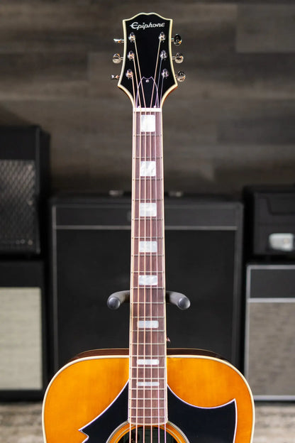 Epiphone Marcus King Signature El Dorado Acoustic/Electric Guitar - Natural with Hardshell Case