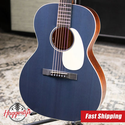 Martin 00L-16E 16 Series Acoustic/Electric Guitar - Blue Denim with Gig Bag