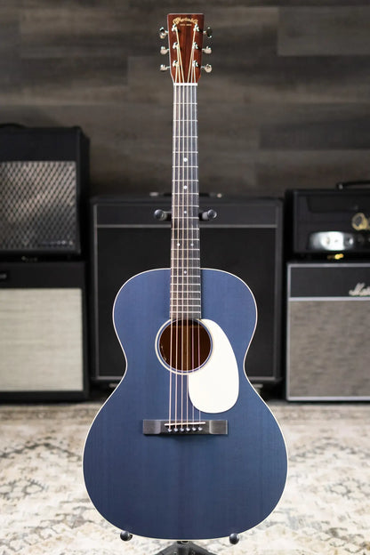 Martin 00L-16E 16 Series Acoustic/Electric Guitar - Blue Denim with Gig Bag