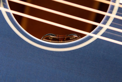 Martin 00L-16E 16 Series Acoustic/Electric Guitar - Blue Denim with Gig Bag