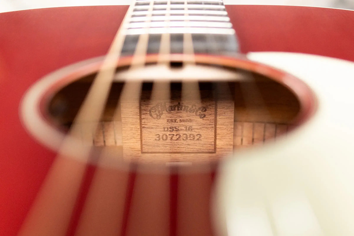 Martin DSS-16E 16 Series Dreadnought Acoustic/Electric Guitar - Cherry Cola with Gig Bag
