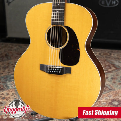 Martin Grand J-16E 16 Series 12-String Acoustic/Electric Guitar - Natural with Gig Bag