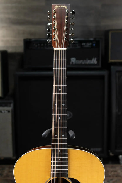 Martin Grand J-16E 16 Series 12-String Acoustic/Electric Guitar - Natural with Gig Bag