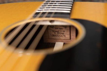 Martin Grand J-16E 16 Series 12-String Acoustic/Electric Guitar - Natural with Gig Bag