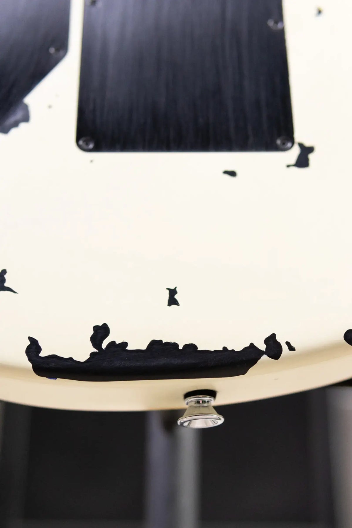 EVH Limited Edition Wolfgang Special Striped Series Electric Guitar - Distressed Ivory